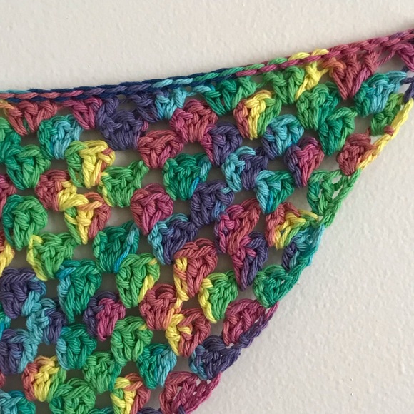 Crochet Bandana Handmade - Picture 4 of 4